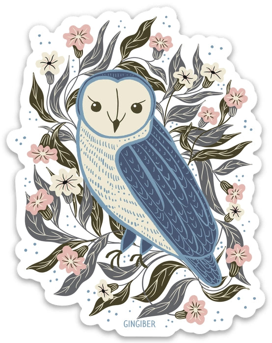 Blue Owl Sticker