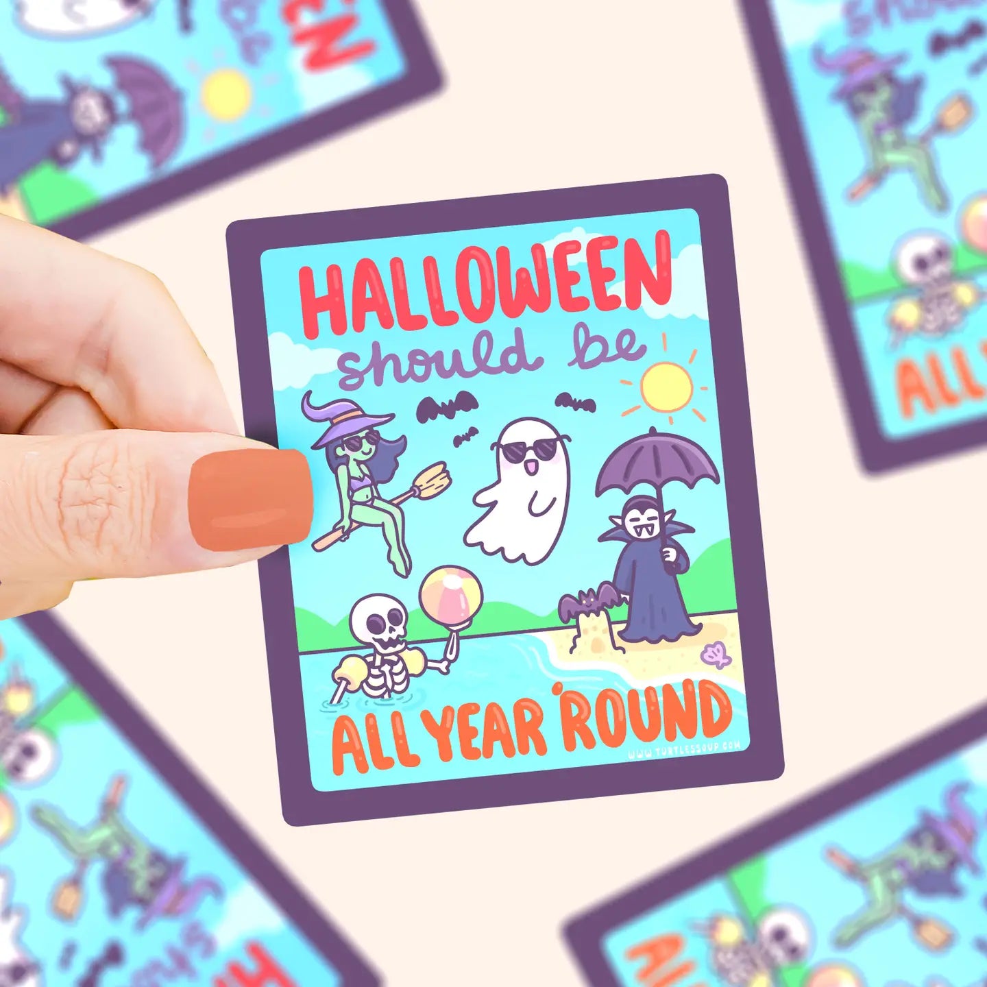 Halloween Should Be All Year ‘Round Vinyl Sticker