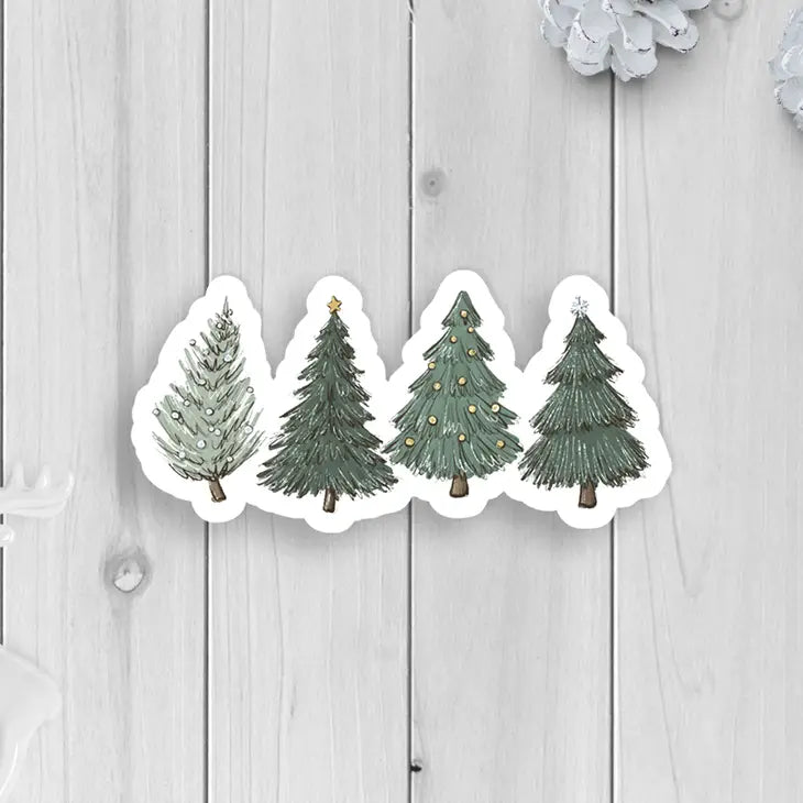 Christmas Trees Sticker