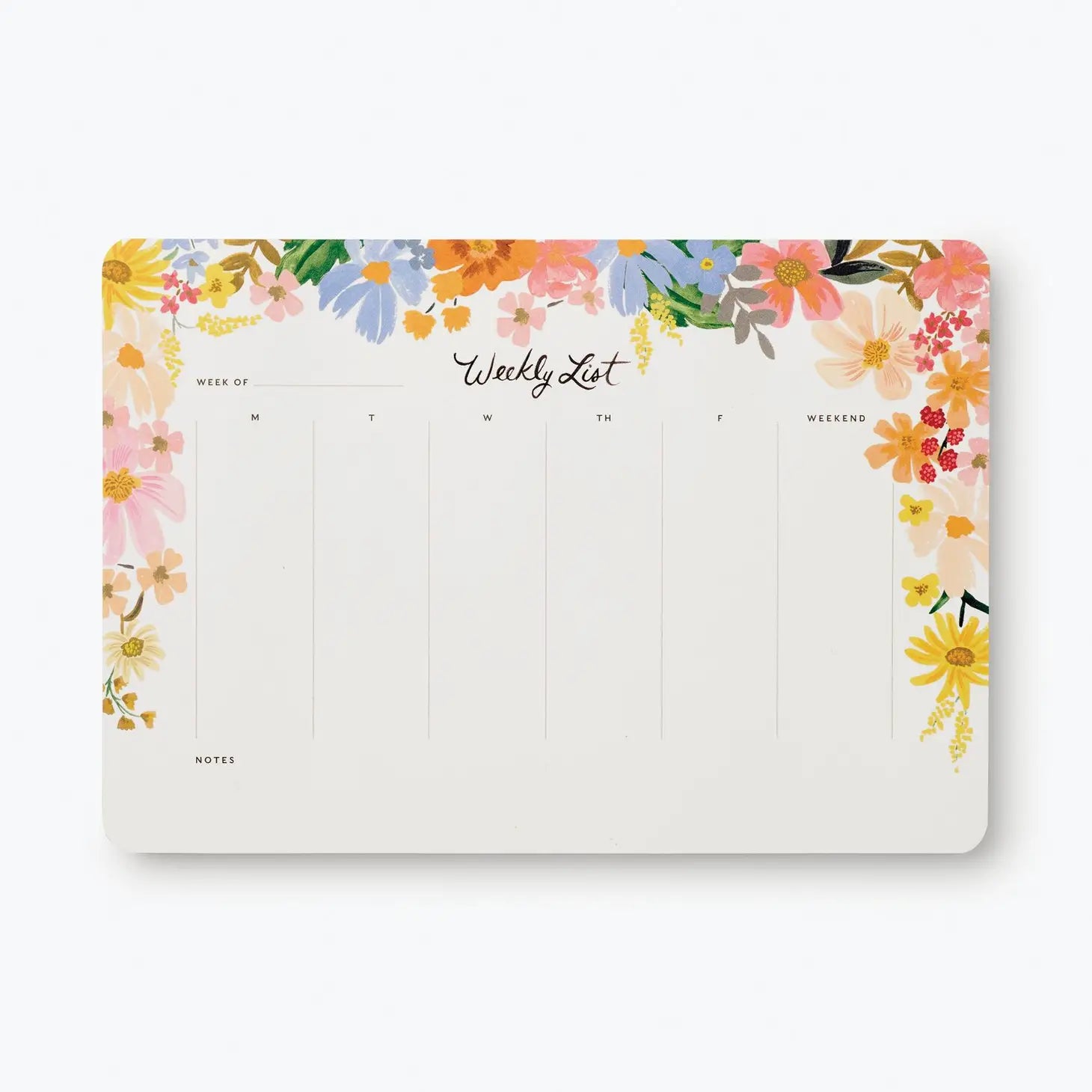 Marguerite Weekly Desk Pad