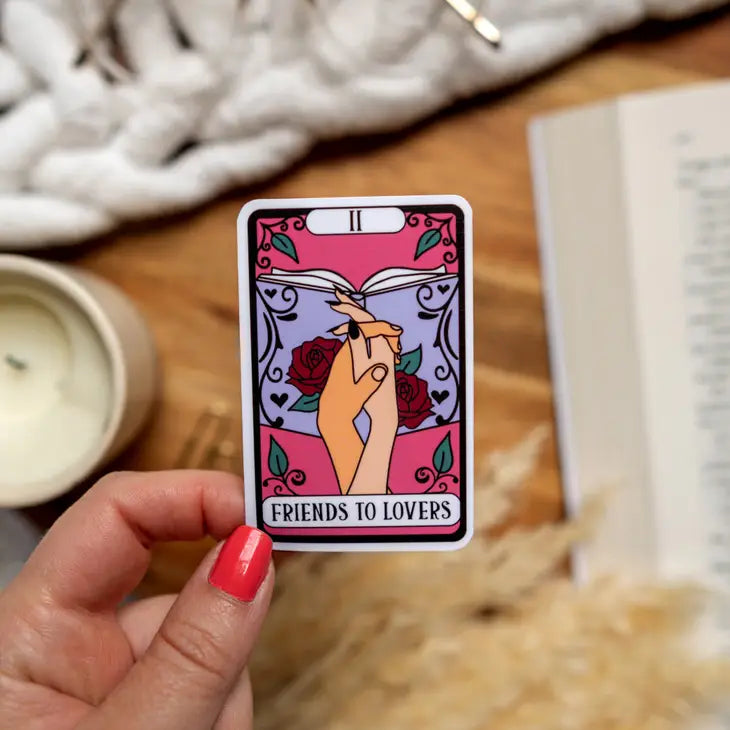 Tarot Card Friends to Lovers Sticker