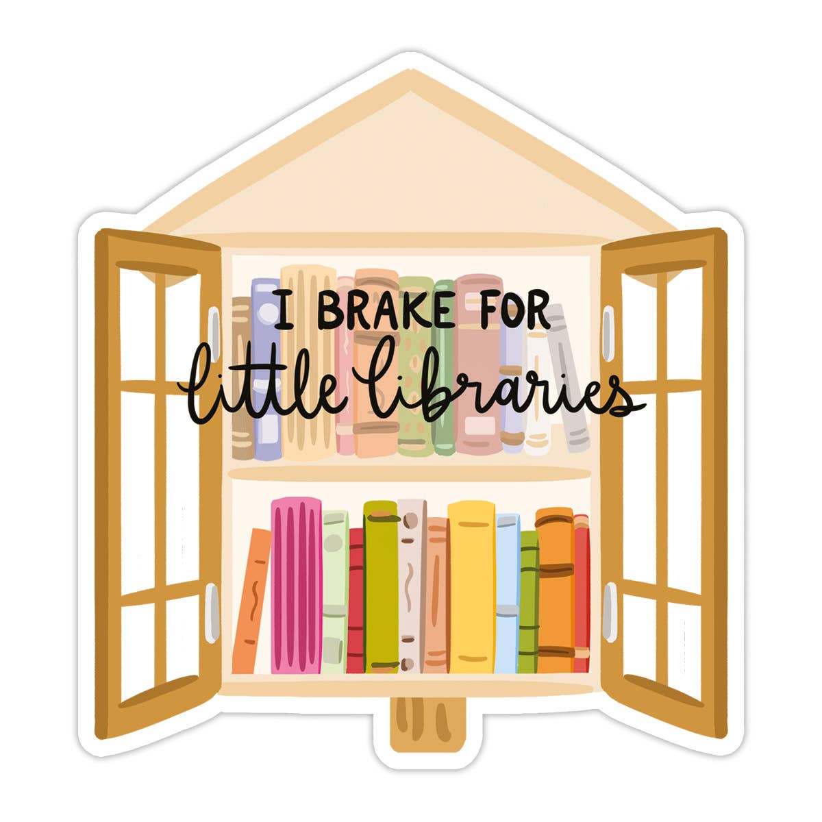 Little Libraries Vinyl Sticker