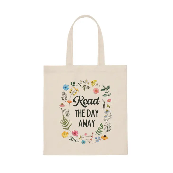 Read The Day Away Tote Bag