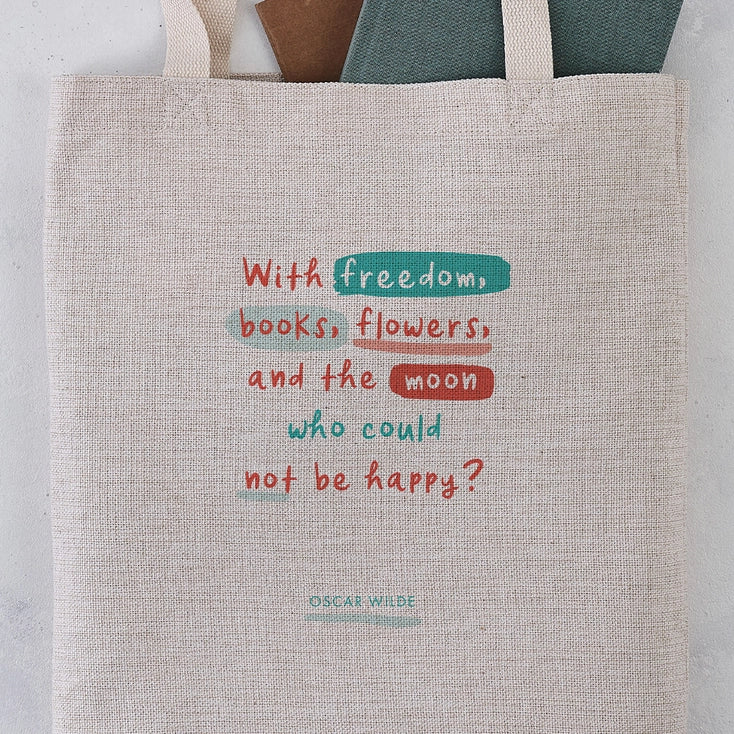 "Freedom and Books" Bookish Tote Bag