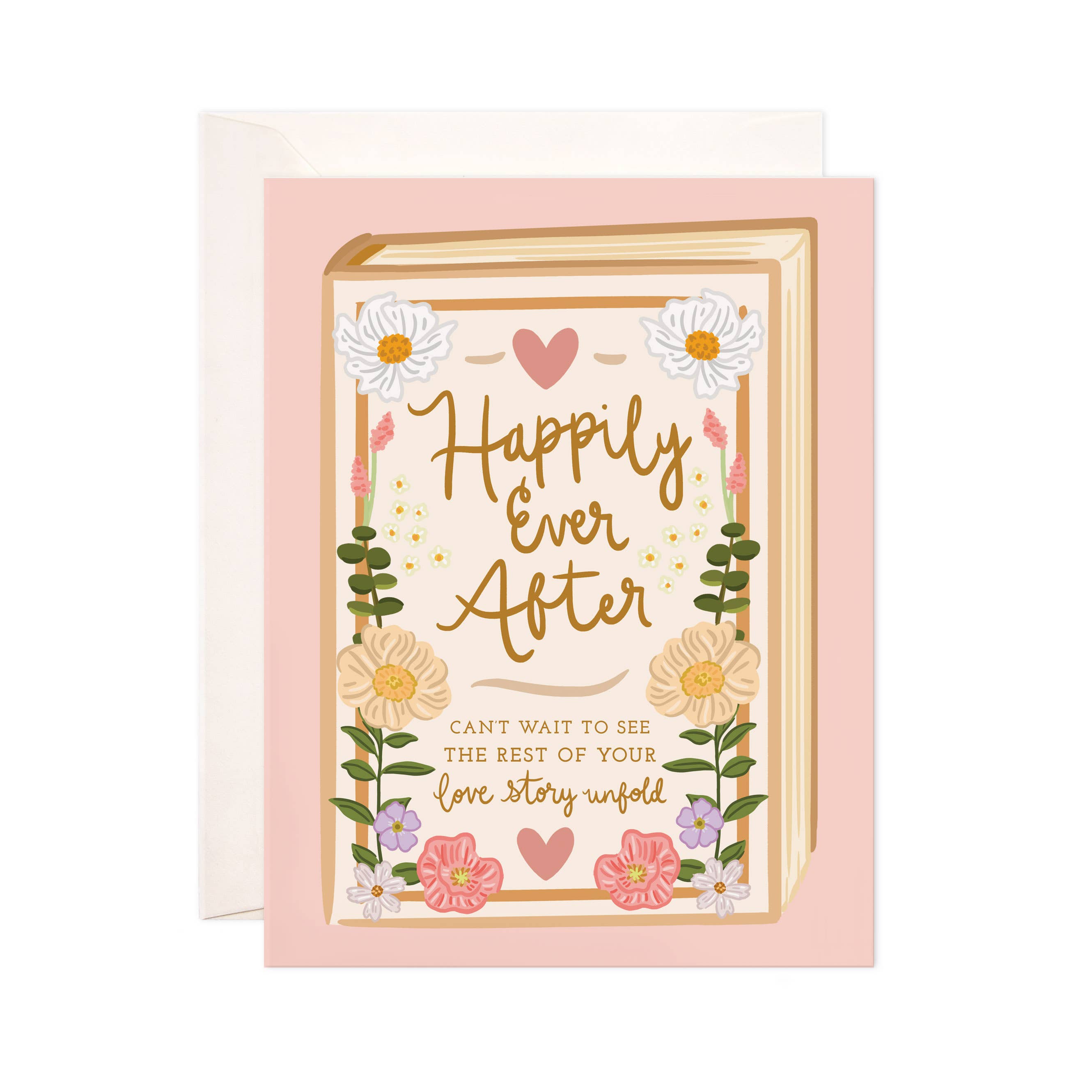 Love Story Greeting Card - Wedding Card