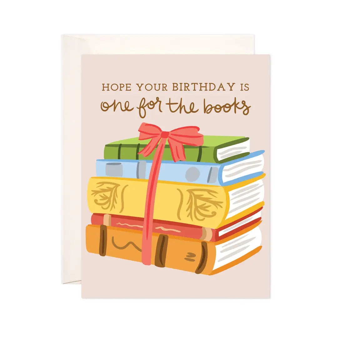 Birthday Books Greeting Card