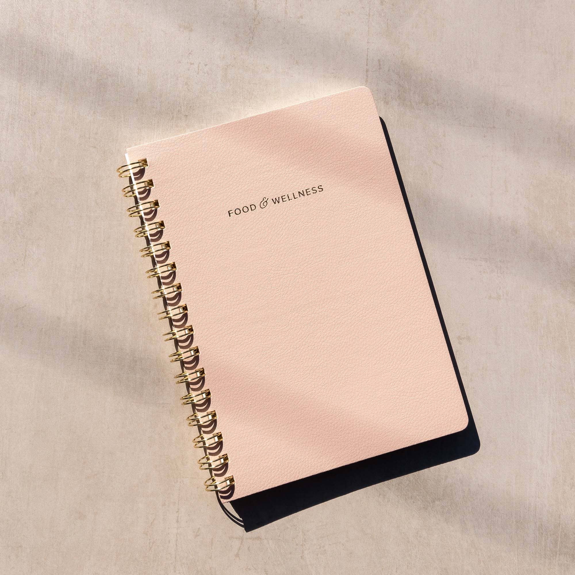 Food and Wellness Journal: Pink