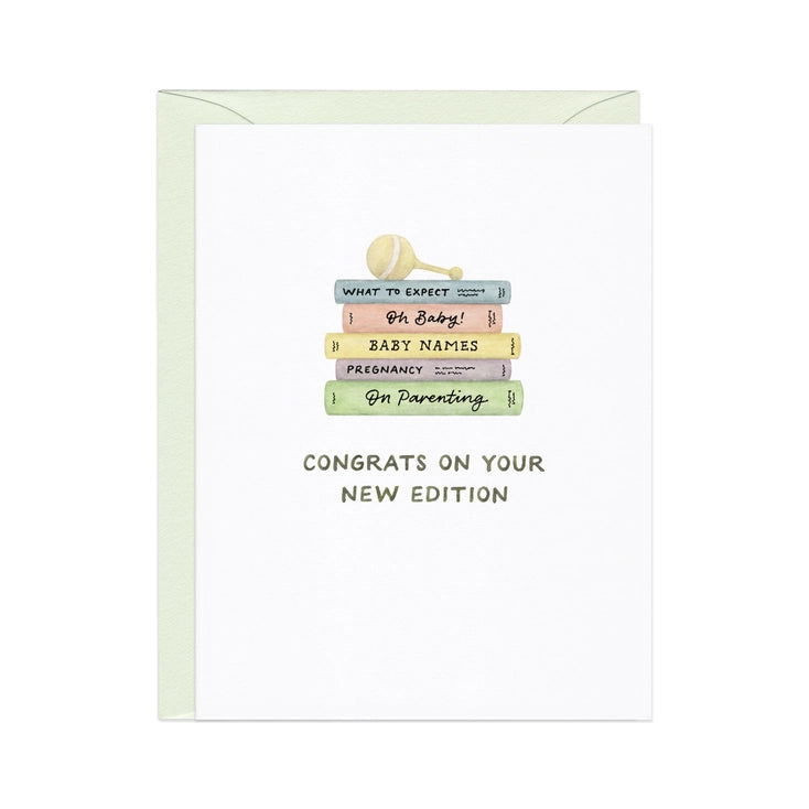 New Edition — Book Inspired New Baby Congrats Card