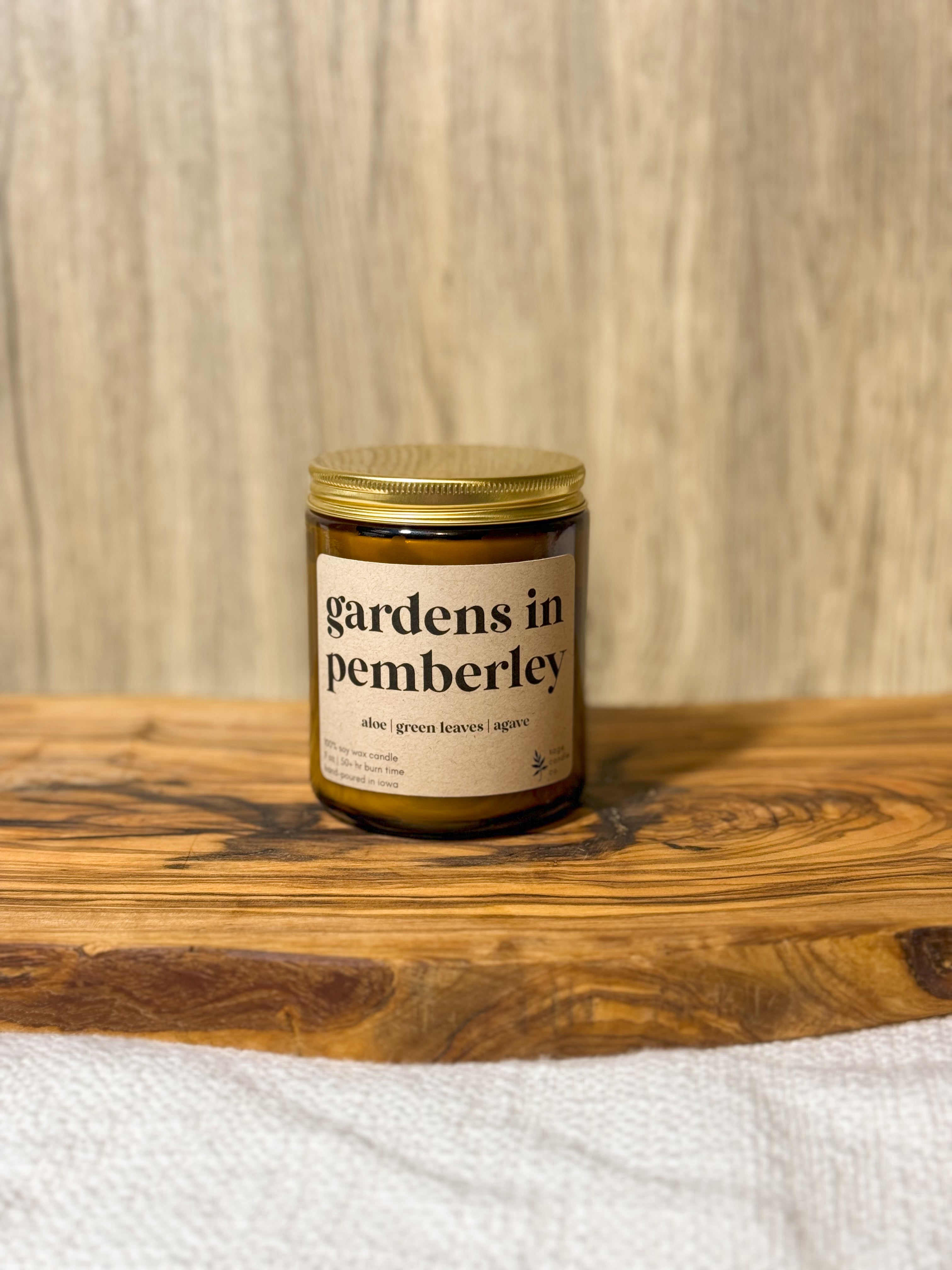 Gardens in Pemberley- 9 oz Candle