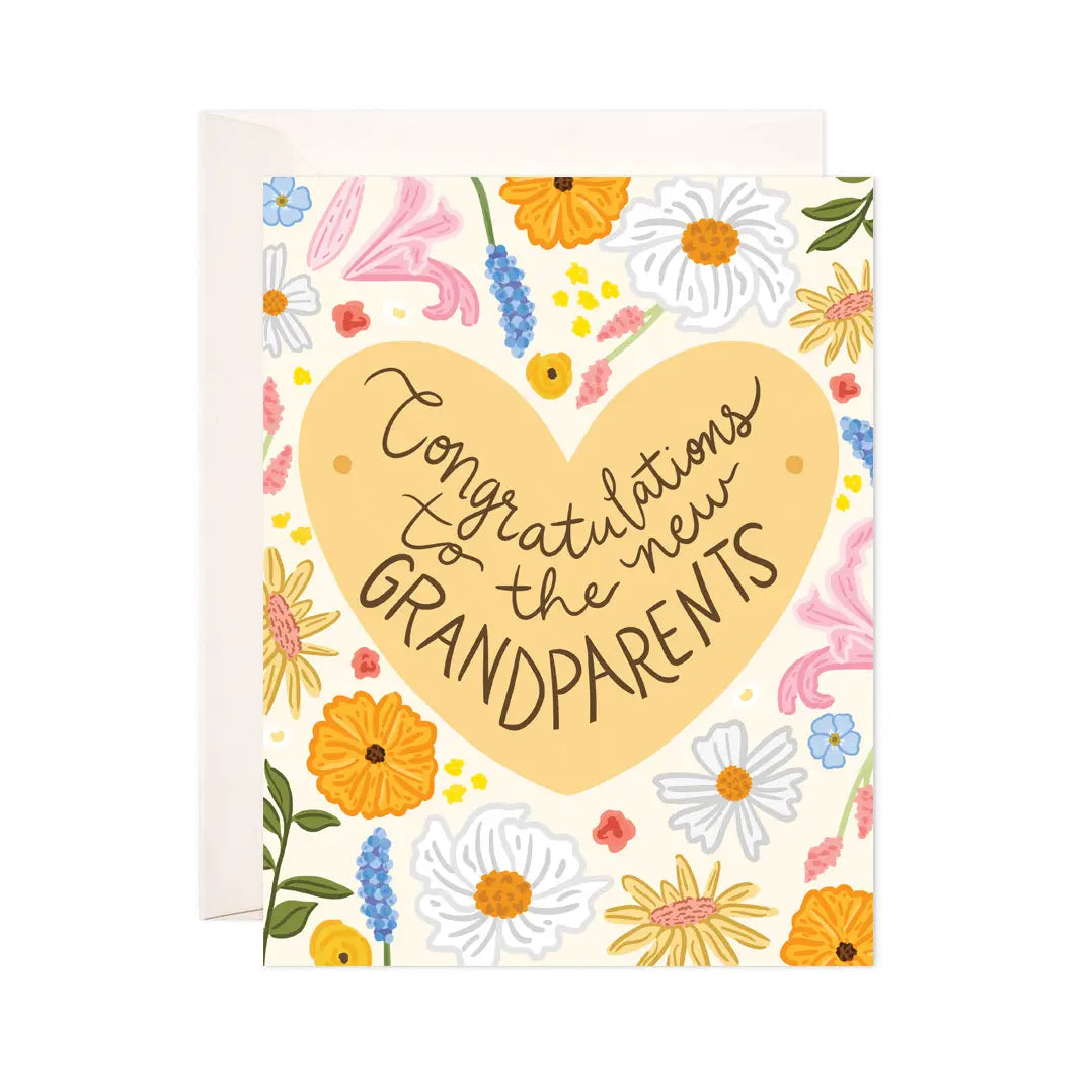 New Grandparents Greeting Card - Baby Card