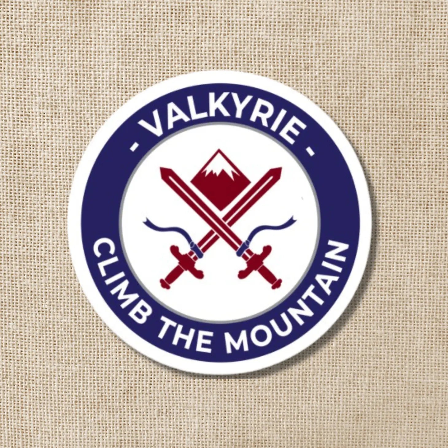 Valkyrie Climb the Mountain Sticker