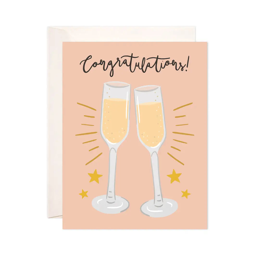 Cheers Congrats Greeting Card