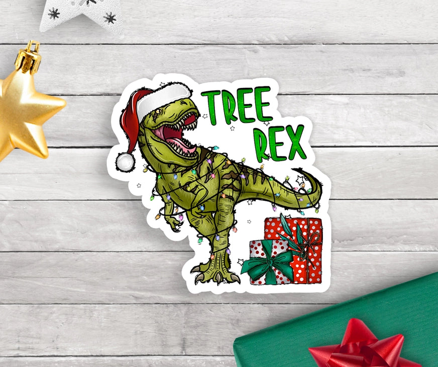 Tree Rex Vinyl Sticker