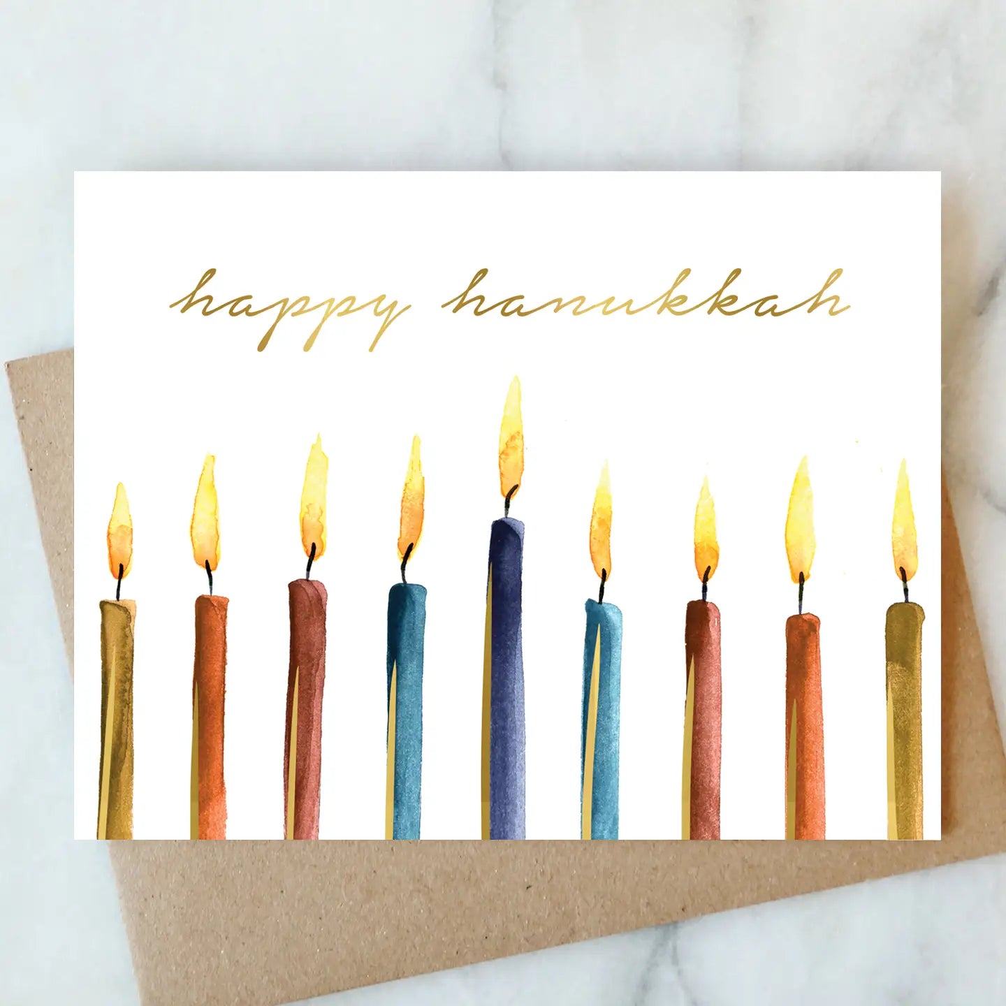 Happy Hanukkah Greeting Card | Holiday Card