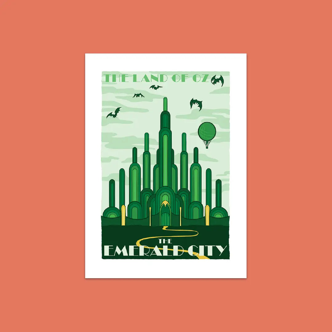 The Emerald City Vinyl Sticker