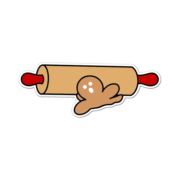 Oh Dough! Gingerbread Man Sticker