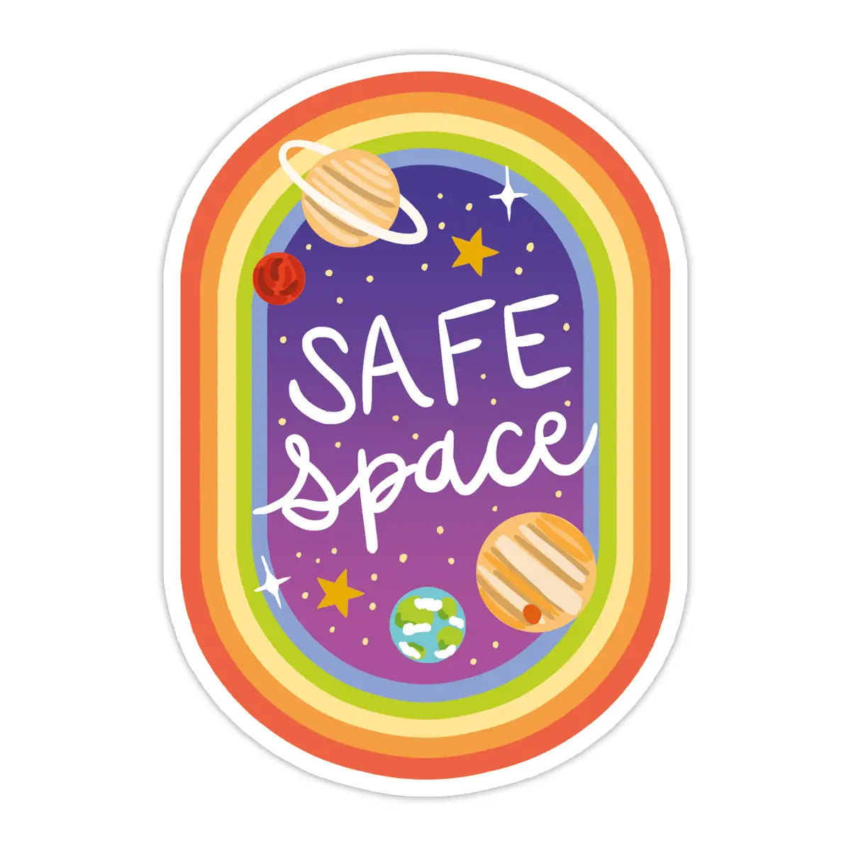 Safe Space Vinyl Sticker