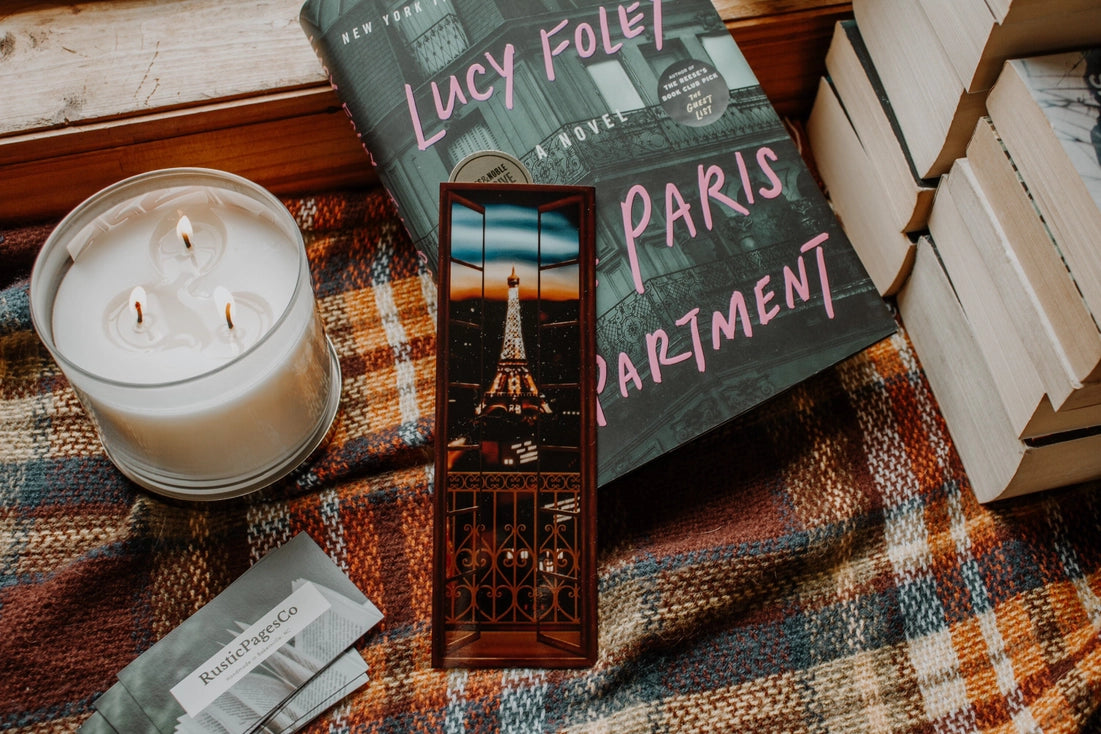 Paris Eiffel Tower Window Bookmark