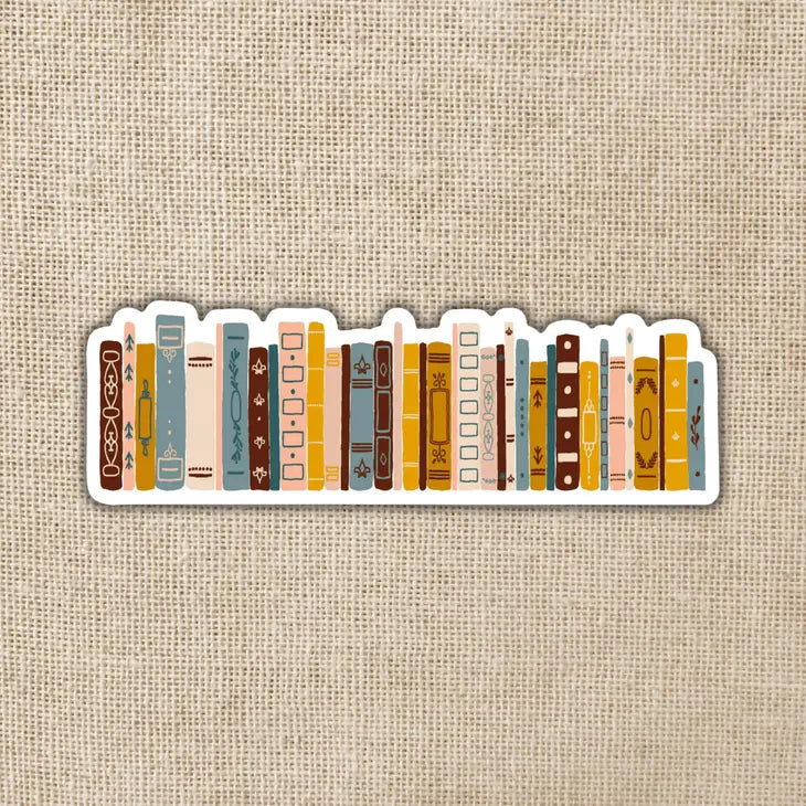 Vintage Book Collection Sticker