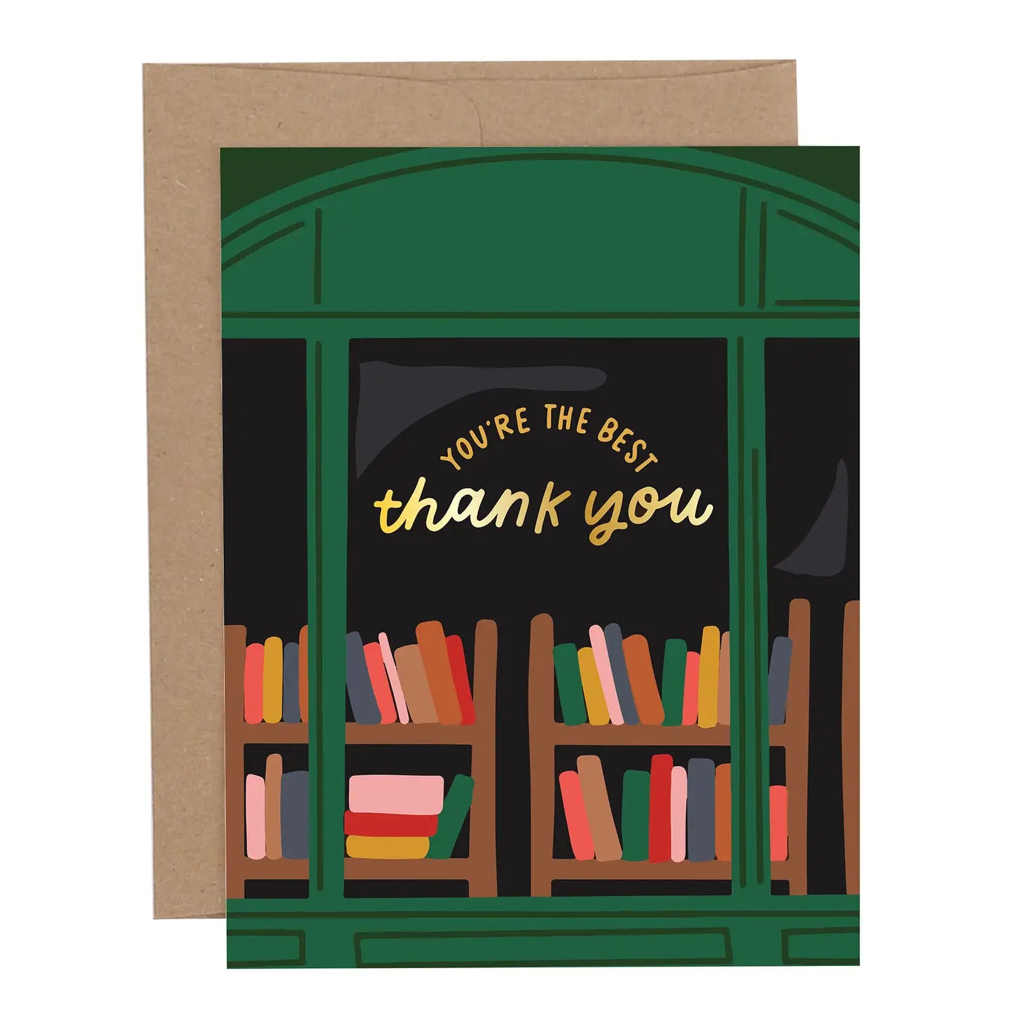 Bookstore Thank You Greeting Card