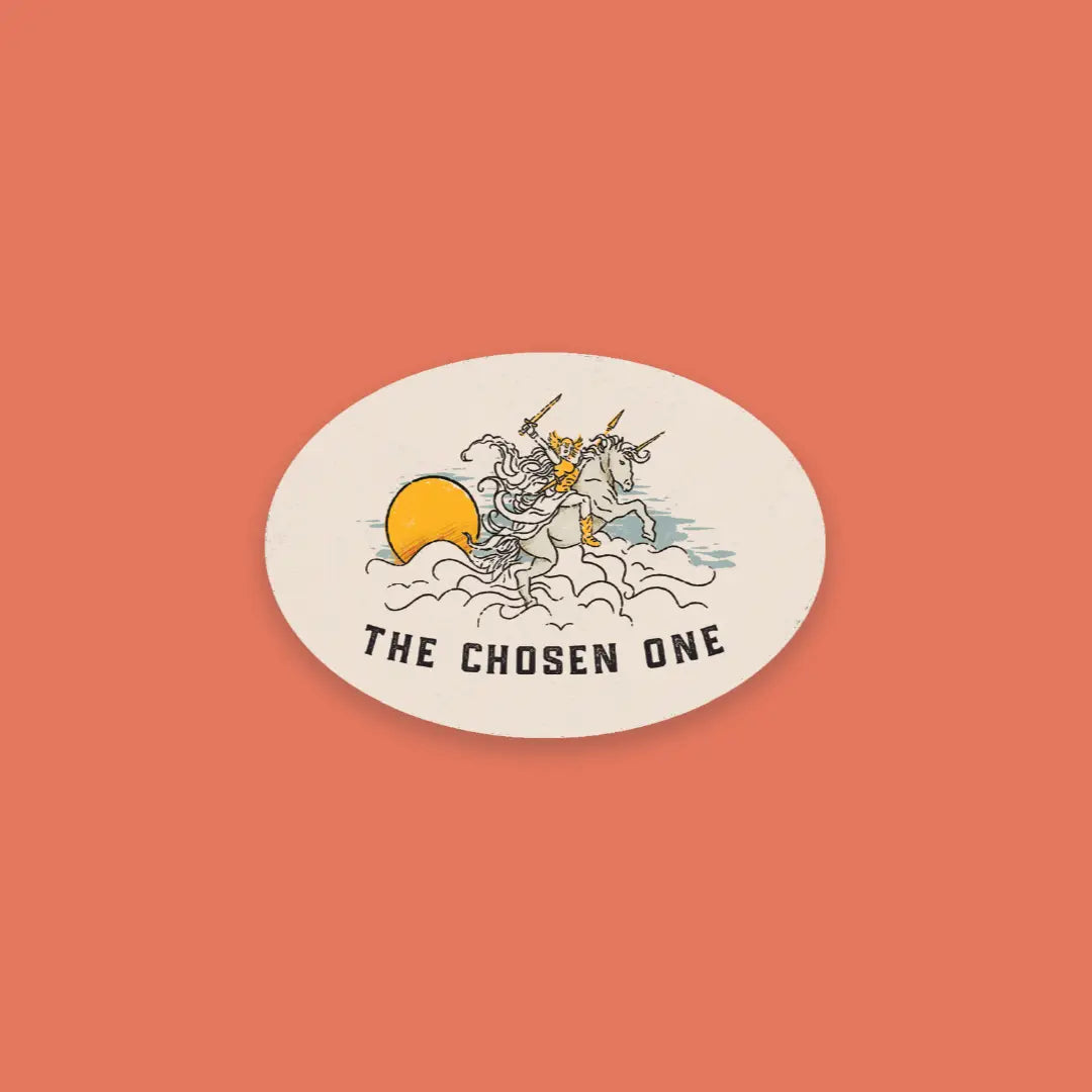 Bookish Literary Trope Sticker - the Chosen One