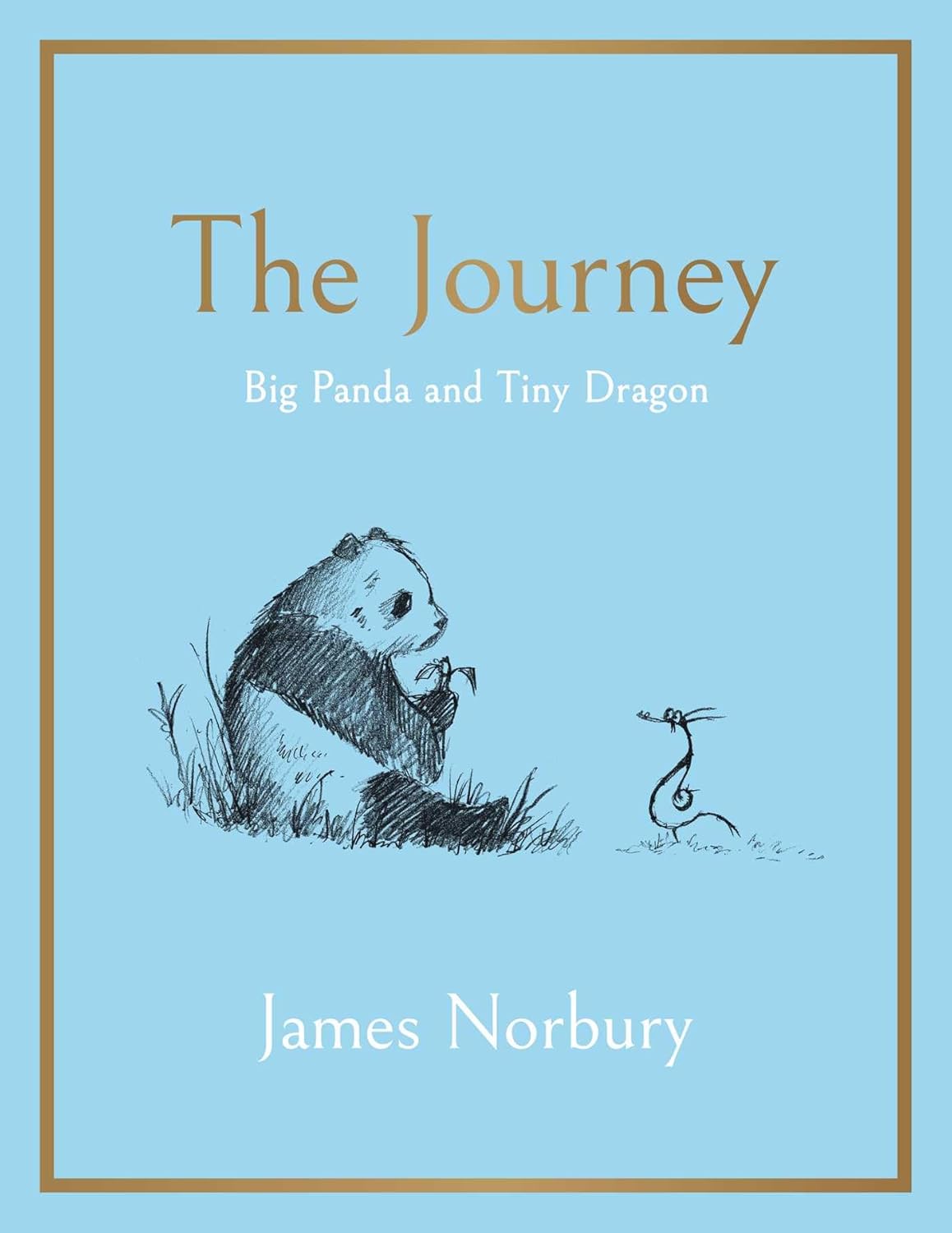 The Journey: Big Panda and Tiny Dragon - by James Norbury (Hardcover)