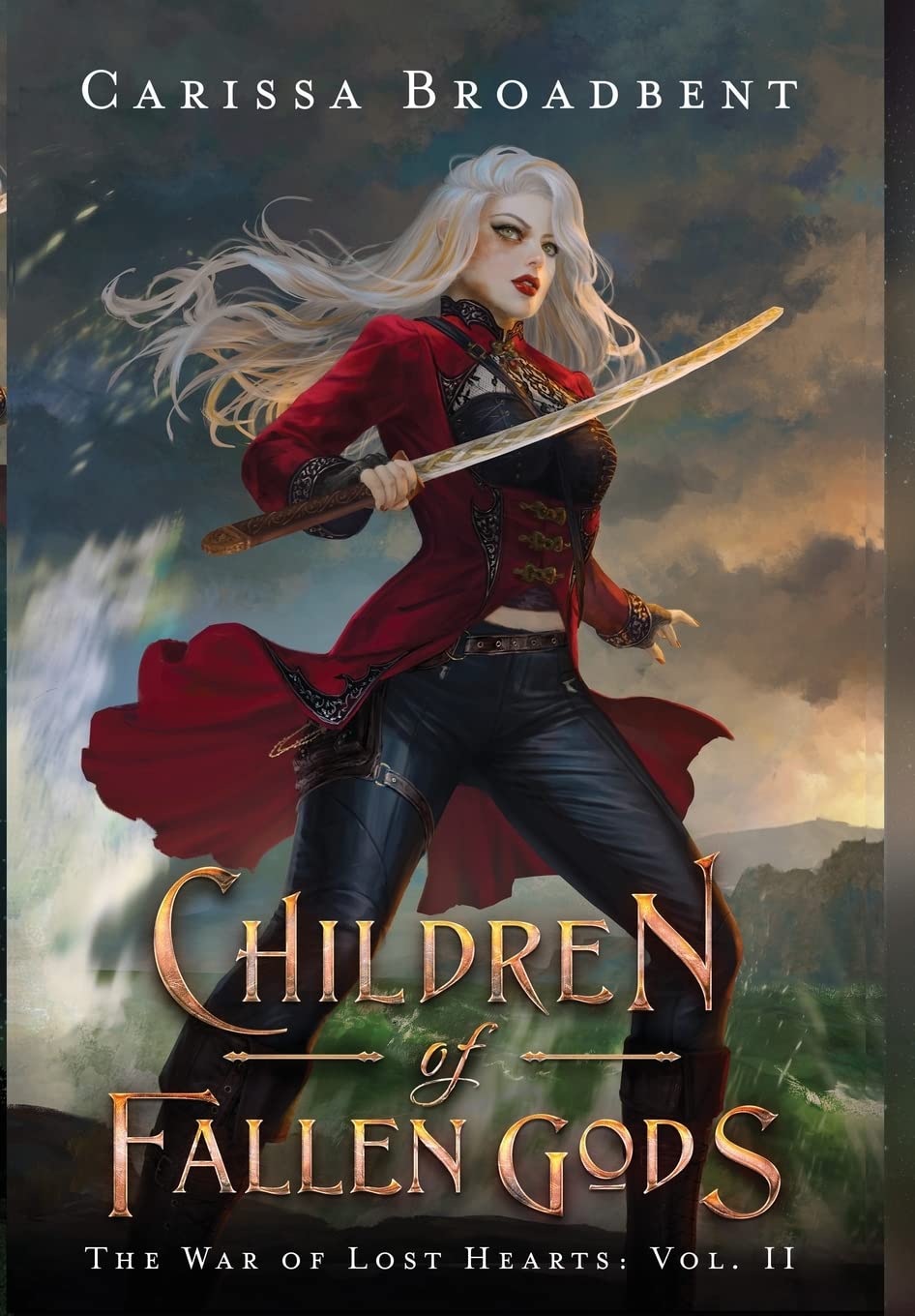 Children of Fallen Gods - by Carissa Broadbent (Hardcover)