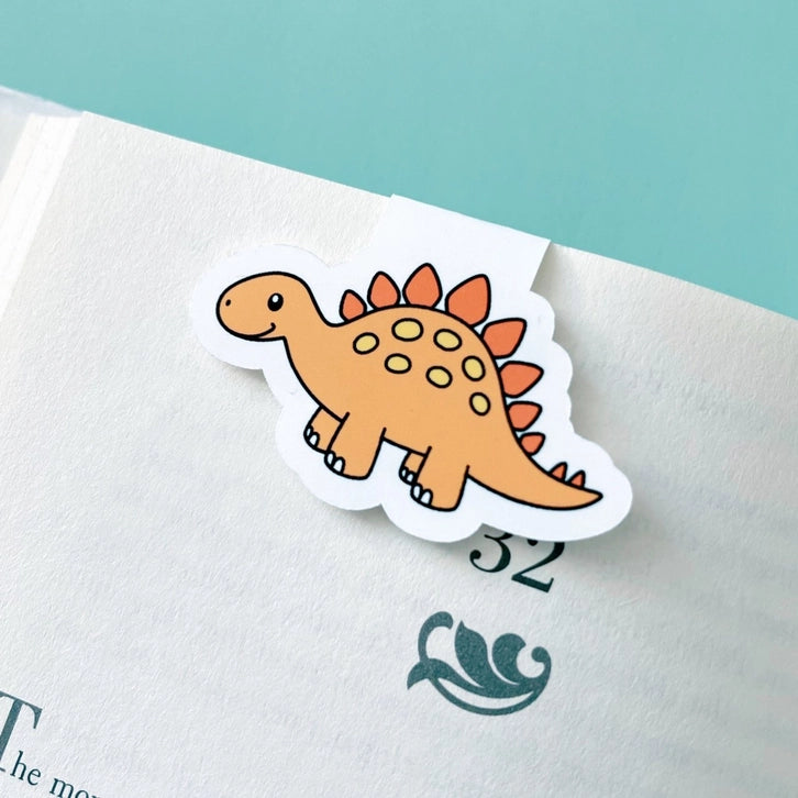 Stegosaurs Magnetic Bookmark