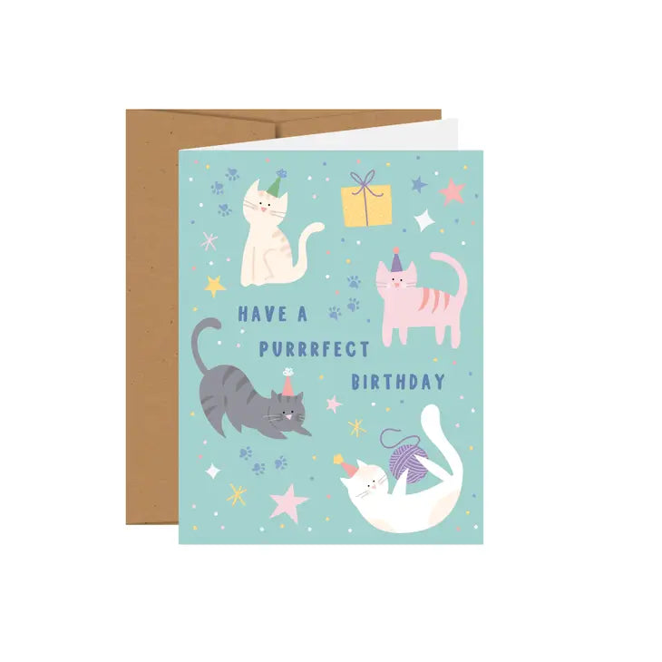 Have A Purrfect Birthday Card