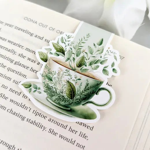 Tea Botanical Magnetic Bookmark