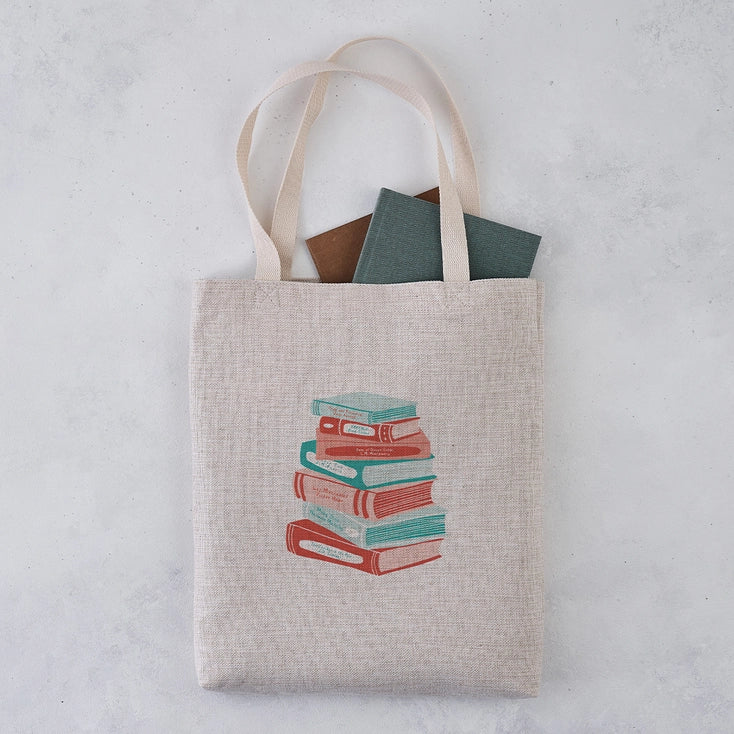 Book Illustration Tote Bag