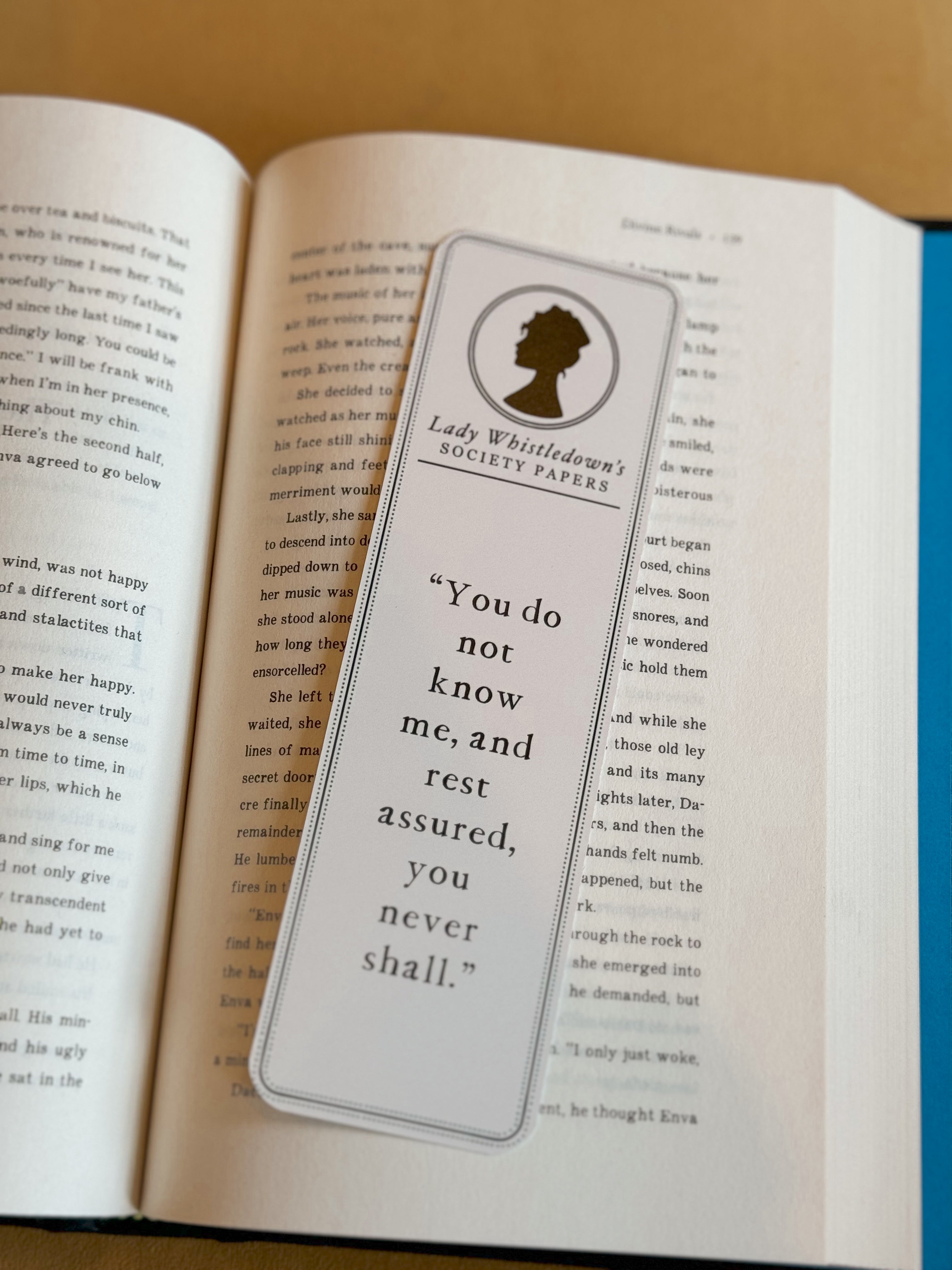 You Never Shall Bookmark