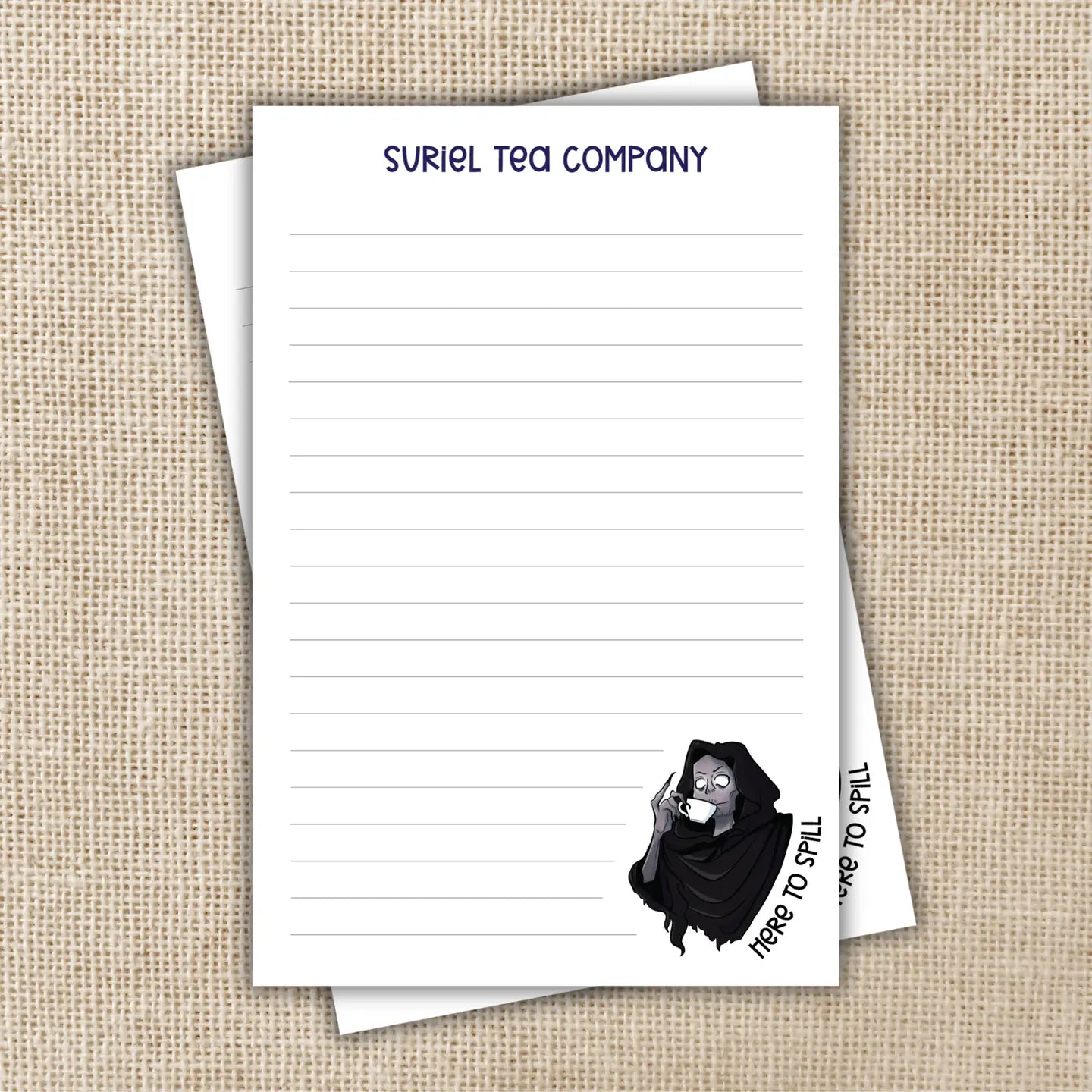 Suriel Tea Company Notepad