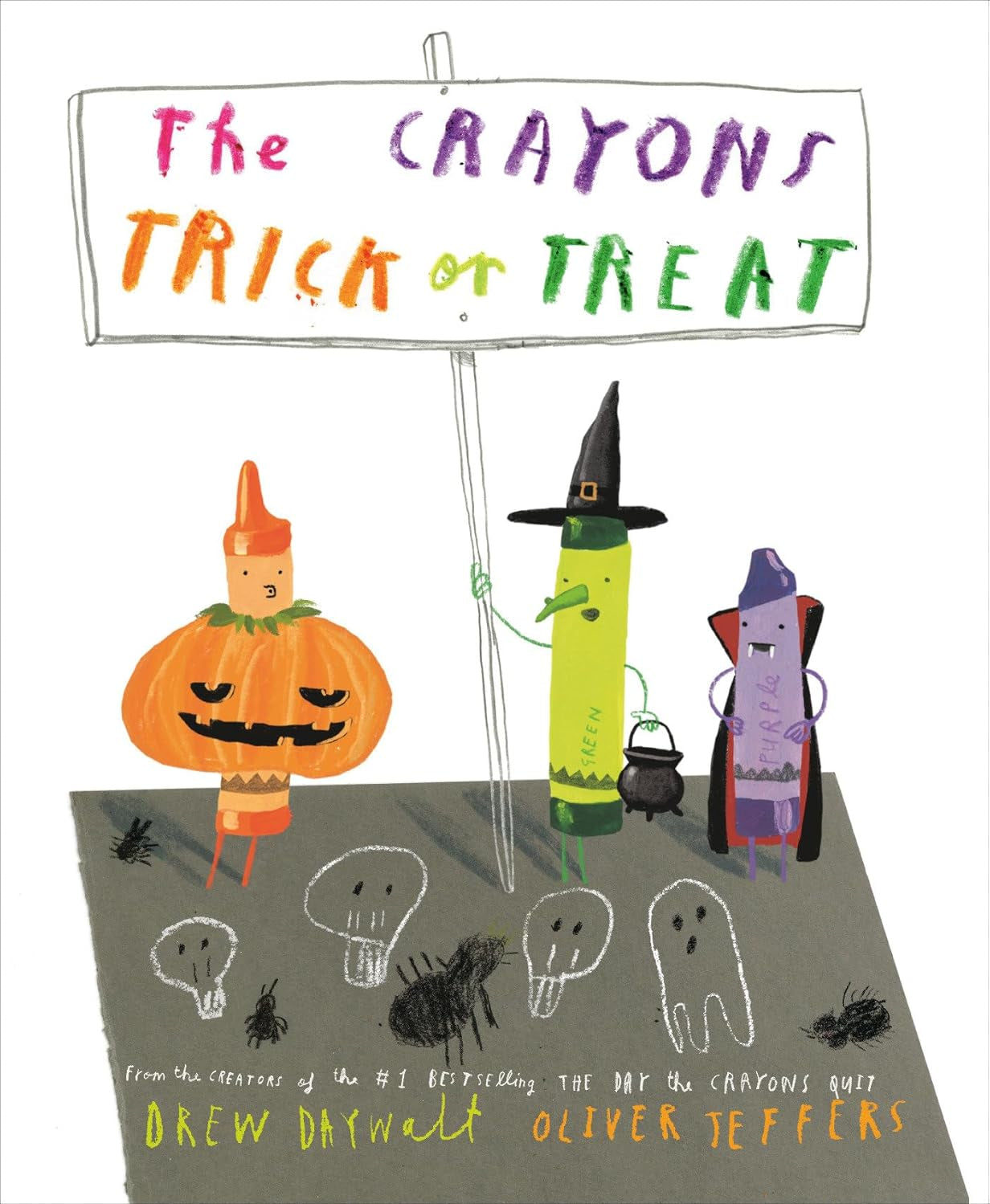 The Crayons Trick or Treat - by Drew Daywalt (Hardcover)