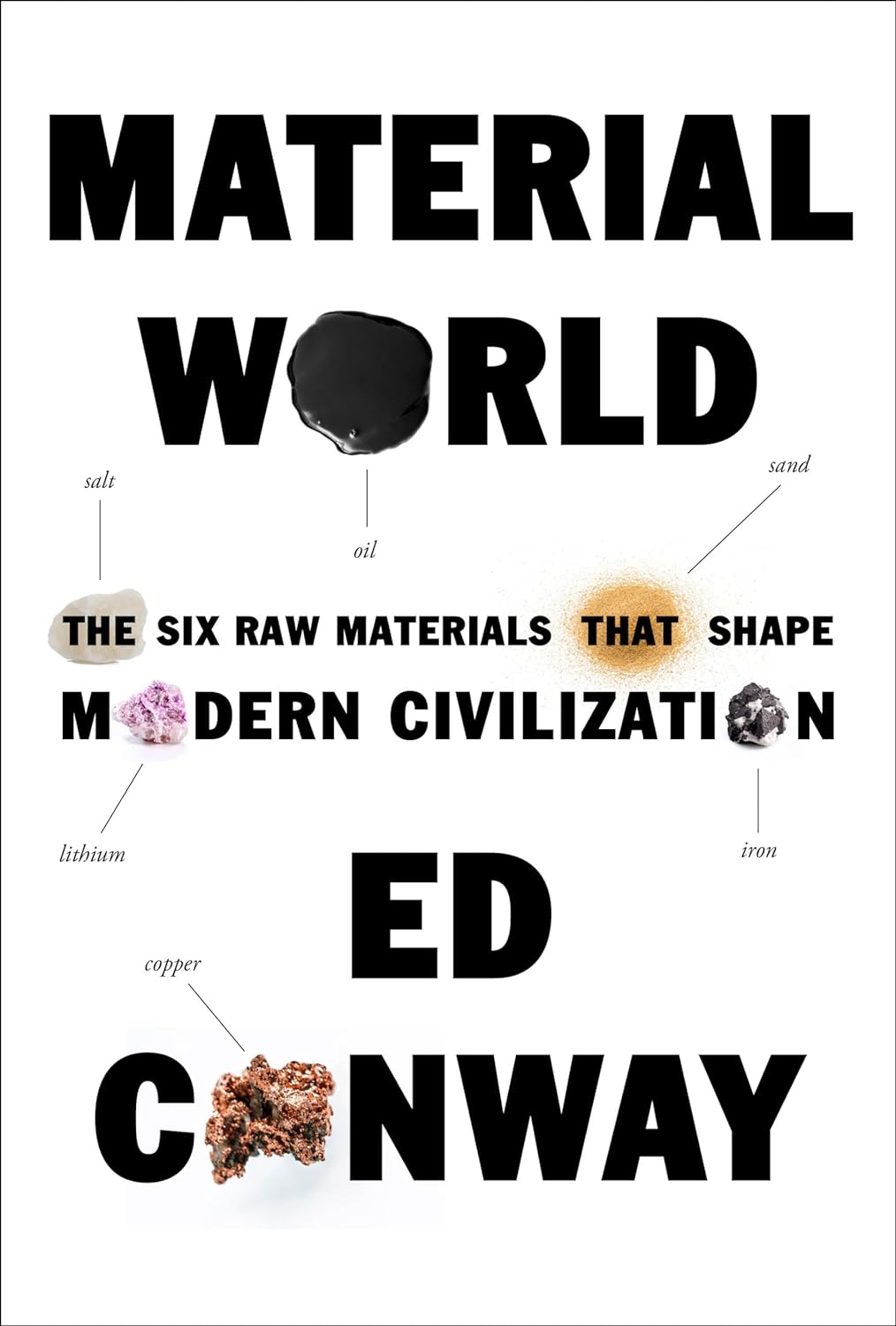 Material World: The Six Raw Materials That Shape Modern Civilization - by Ed Conway (Hardcover)