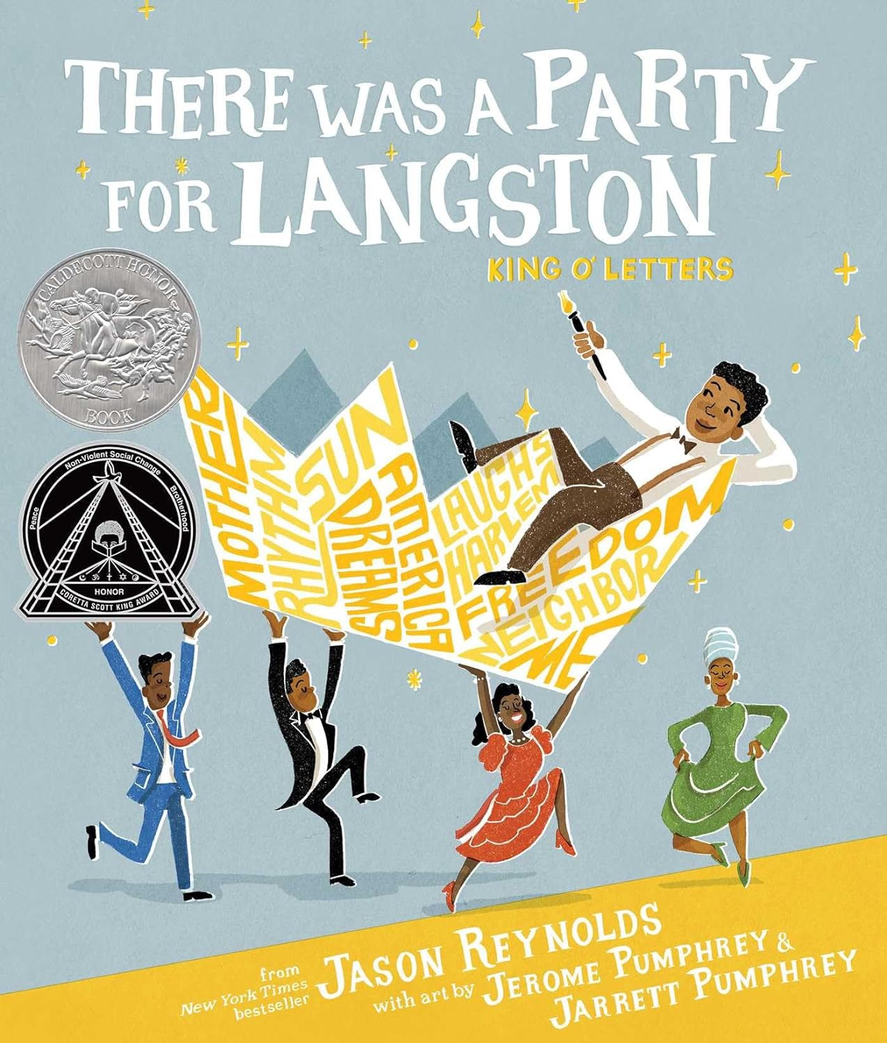 There Was a Party for Langston - by Jason Reynolds (Hardcover)