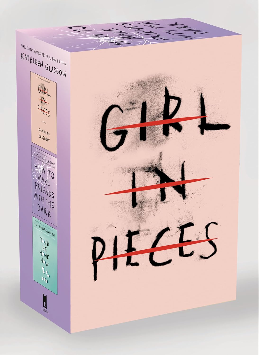 Kathleen Glasgow Three-Book Boxed Set: Girl in Pieces; How to Make Friends with the Dark; You'd Be Home Now - by Kathleen Glasglow