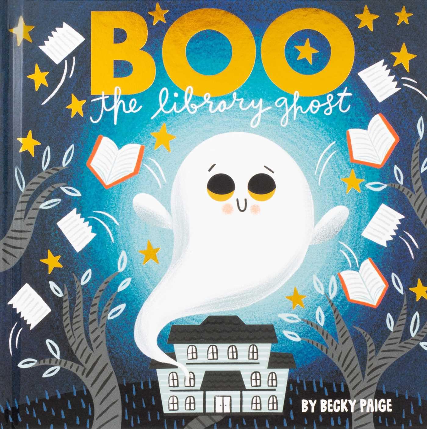 Boo the Library Ghost - by Becky Paige (Hardcover)