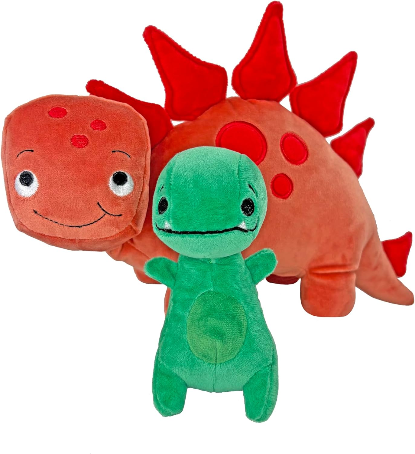 Tiny T. Rex and Pointy Plush Pair: 12.5 (Tiny T. Rex)