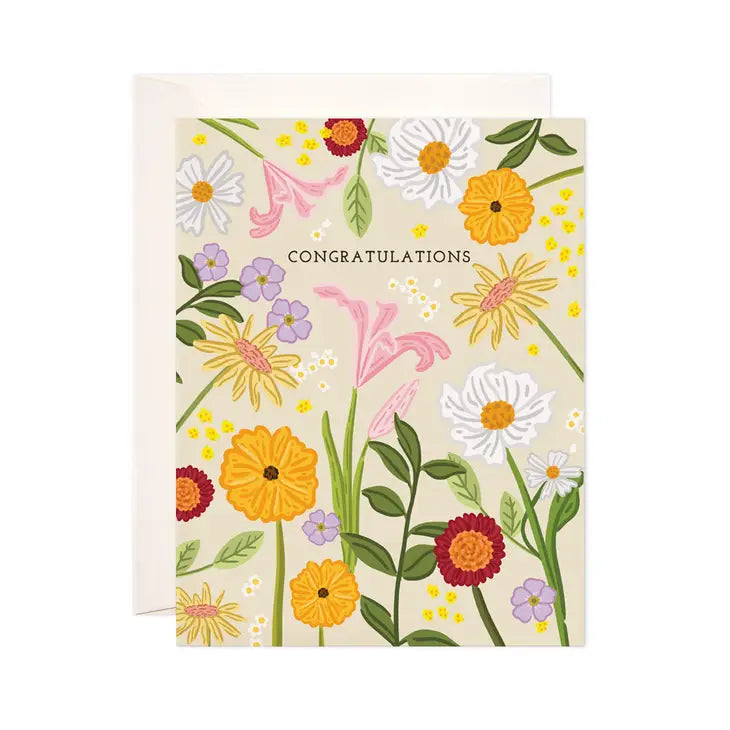 Wildflowers Congratulations Card