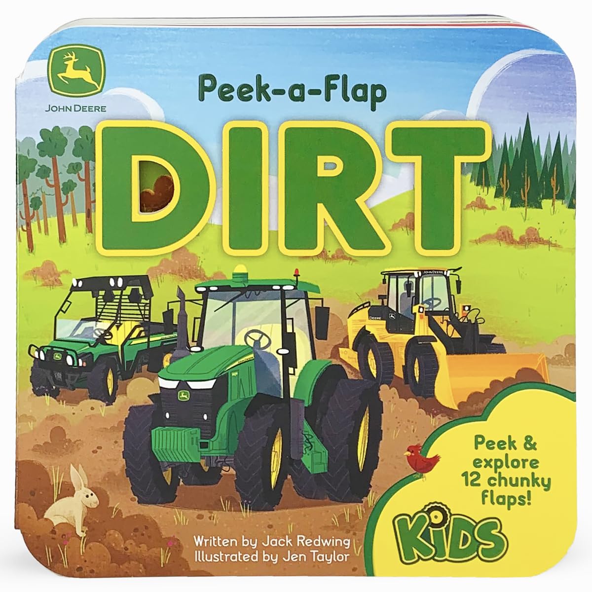 John Deere Kids Dirt - by Cottage Door Press (board book)