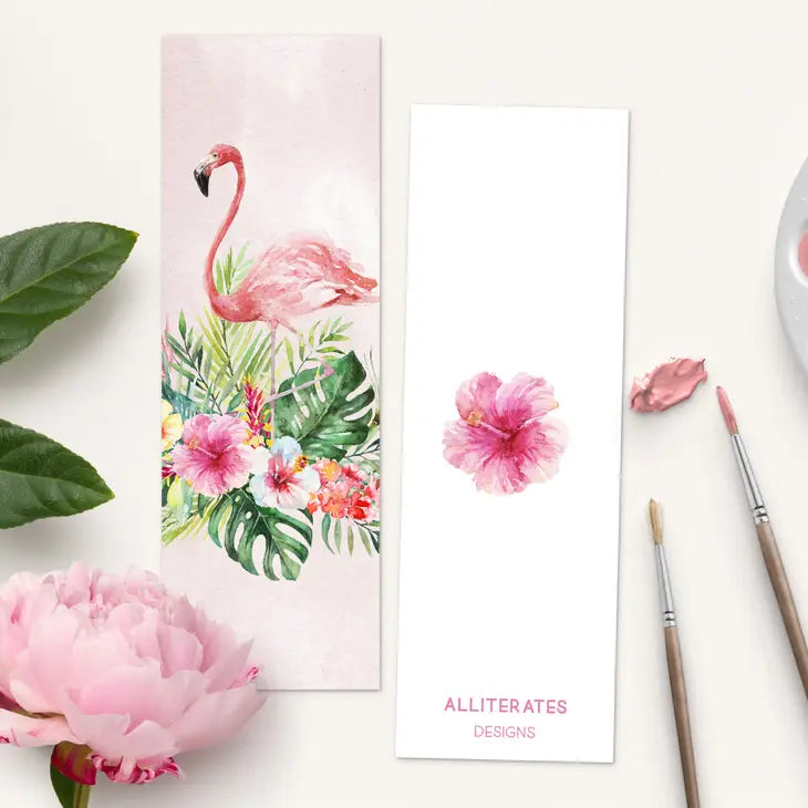 Pink Flamingo Bookmark