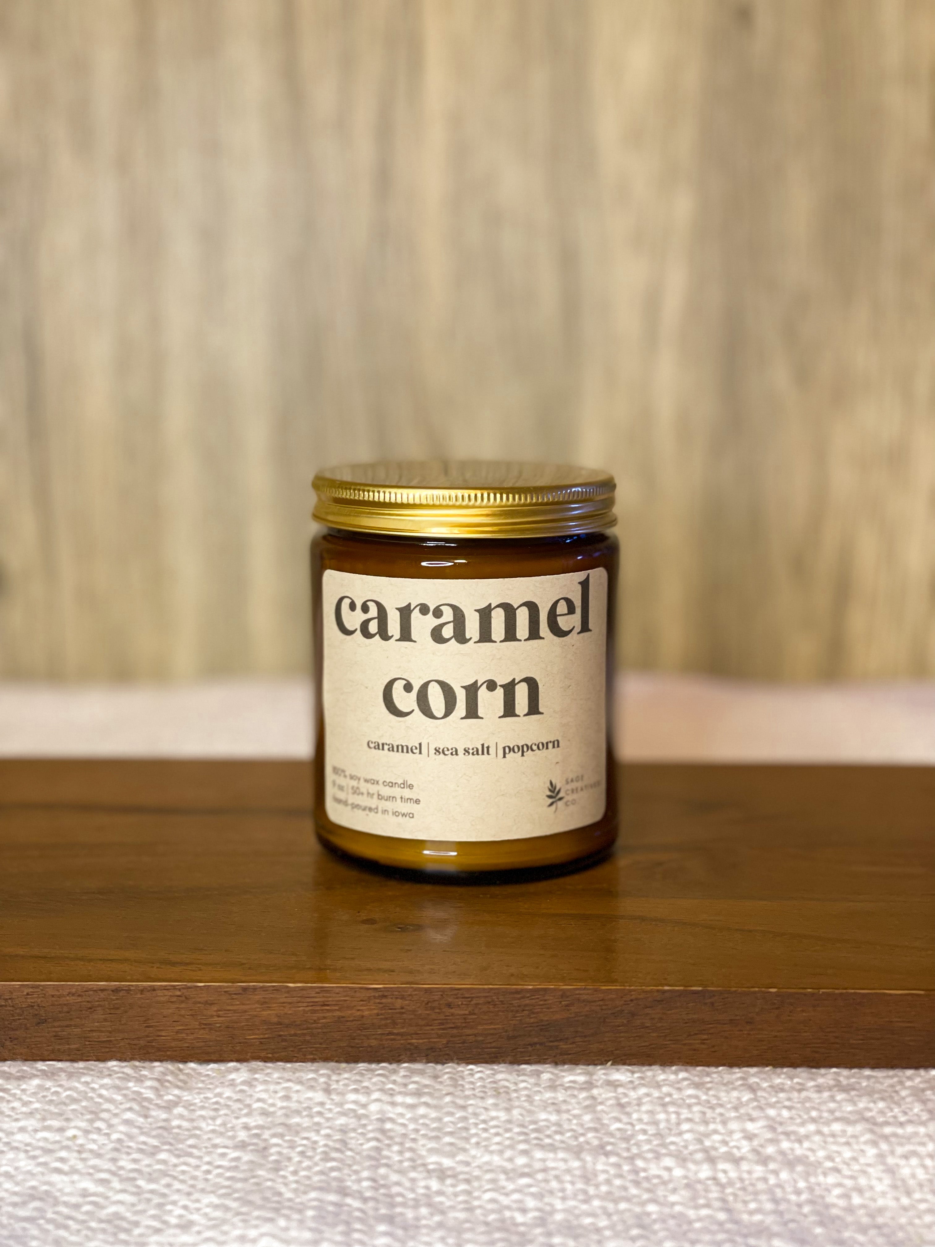 Caramel Corn - 9 oz Candle