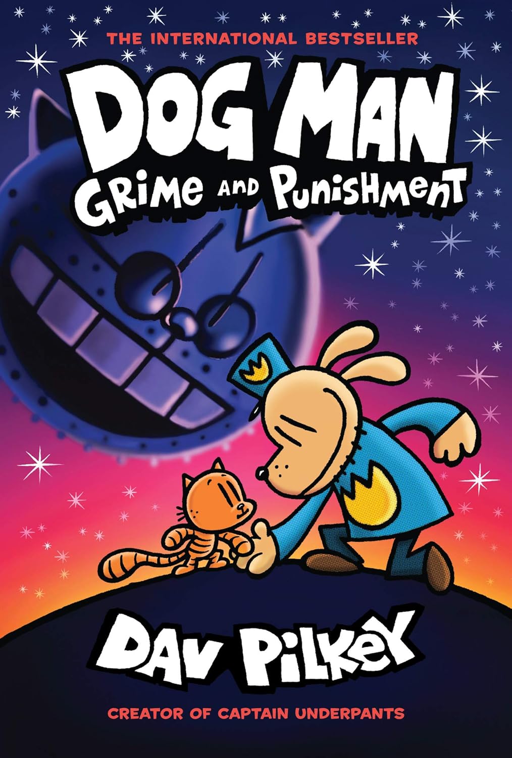 Dog Man: Grime and Punishment: A Graphic Novel (Dog Man #9) - by Dav Pilkey (Hardcover)