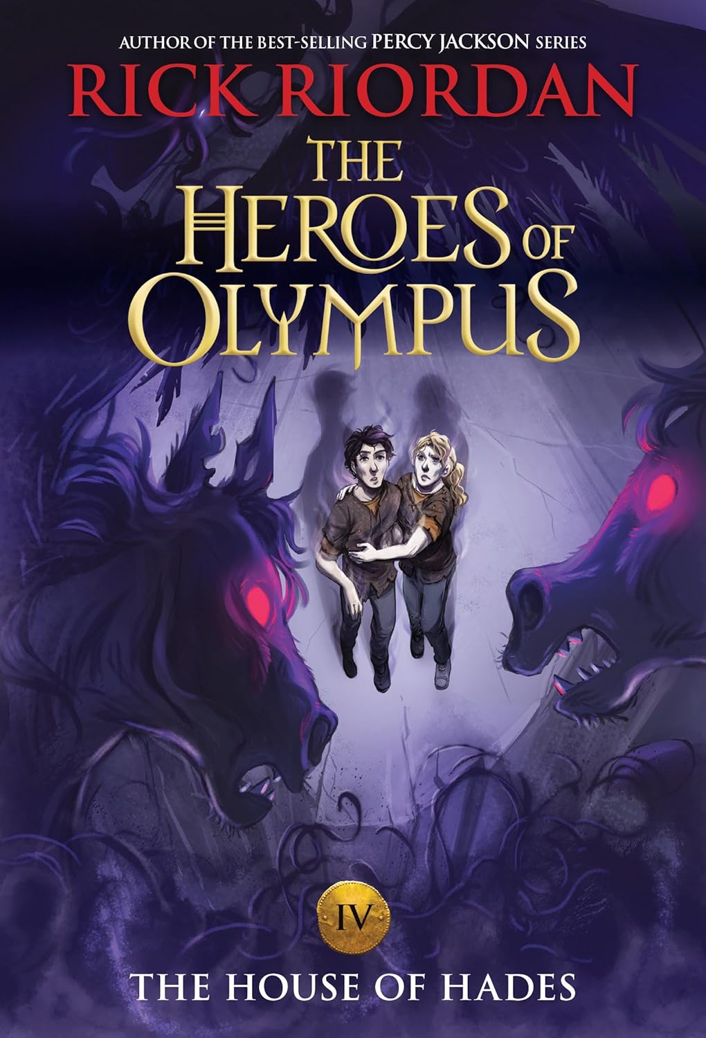 The Heroes of Olympus, The, Book Four: House of Hades (New Cover) (Heroes of Olympus #4) - by Rick Riordian