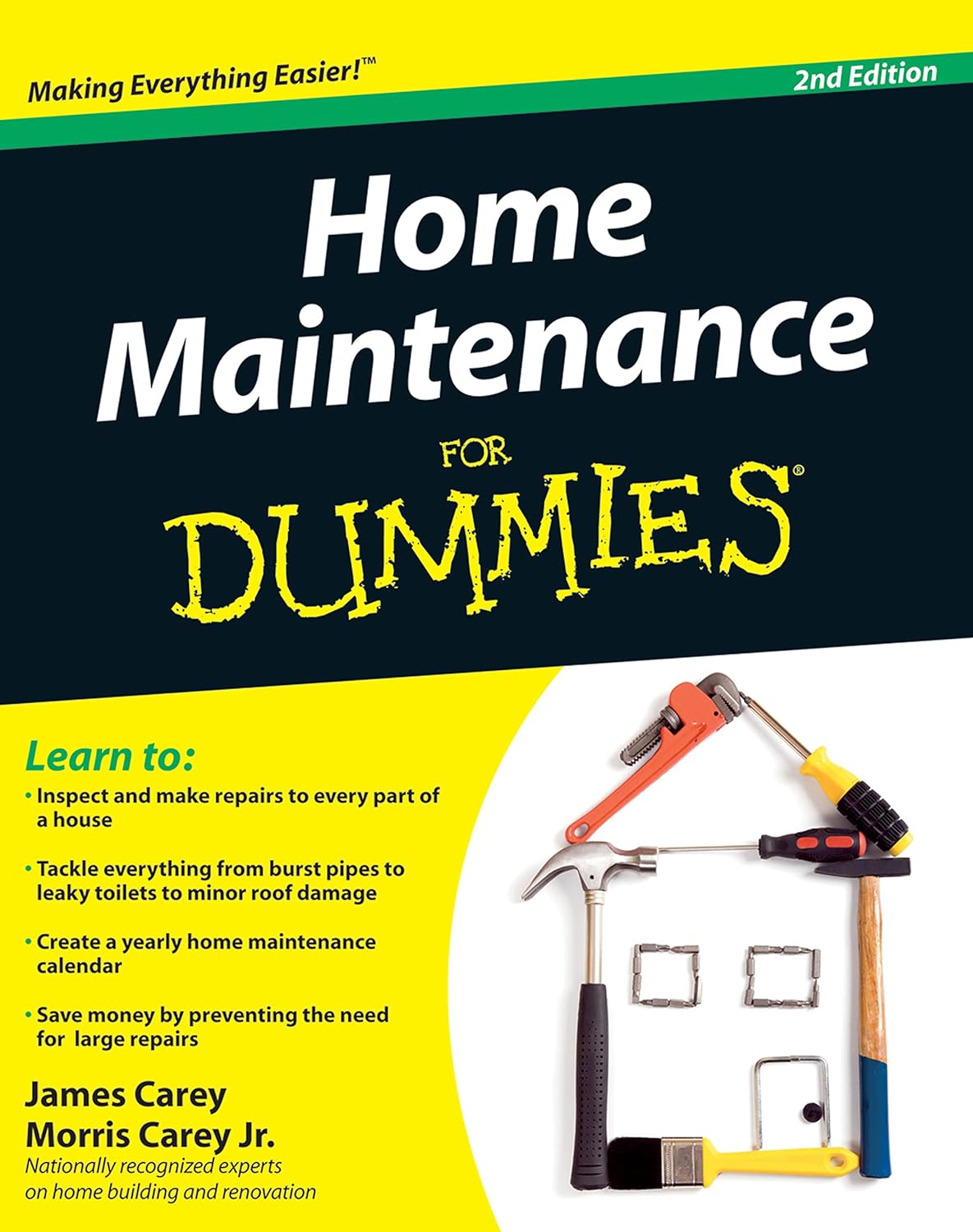 Home Maintenance for Dummies, 2nd Edition (For Dummies) - by James Carey