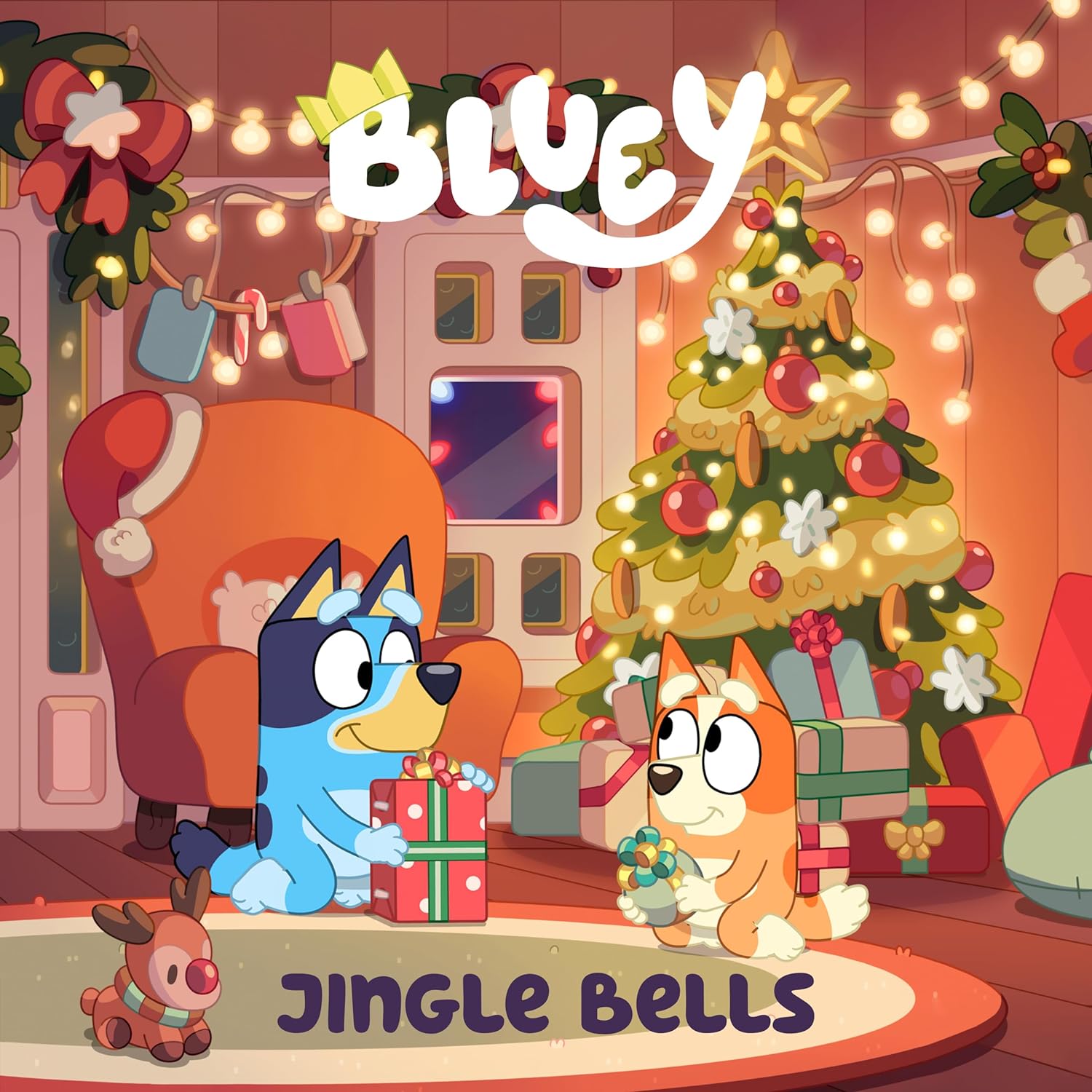 Bluey: Jingle Bells (Bluey) (Board Book)