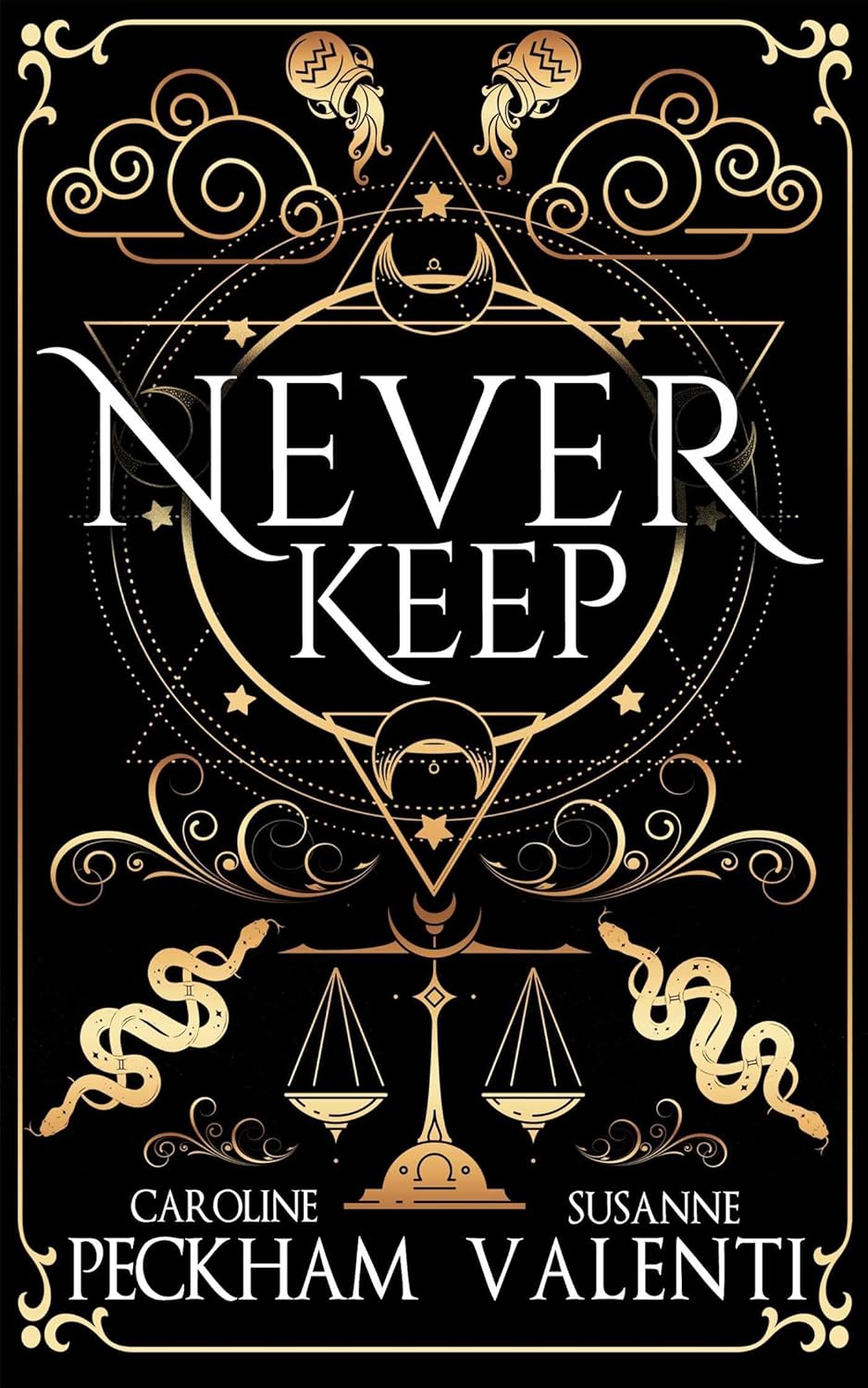 Never Keep (Zodiac Academy #1) - by Caroline Peckham (Hardcover)