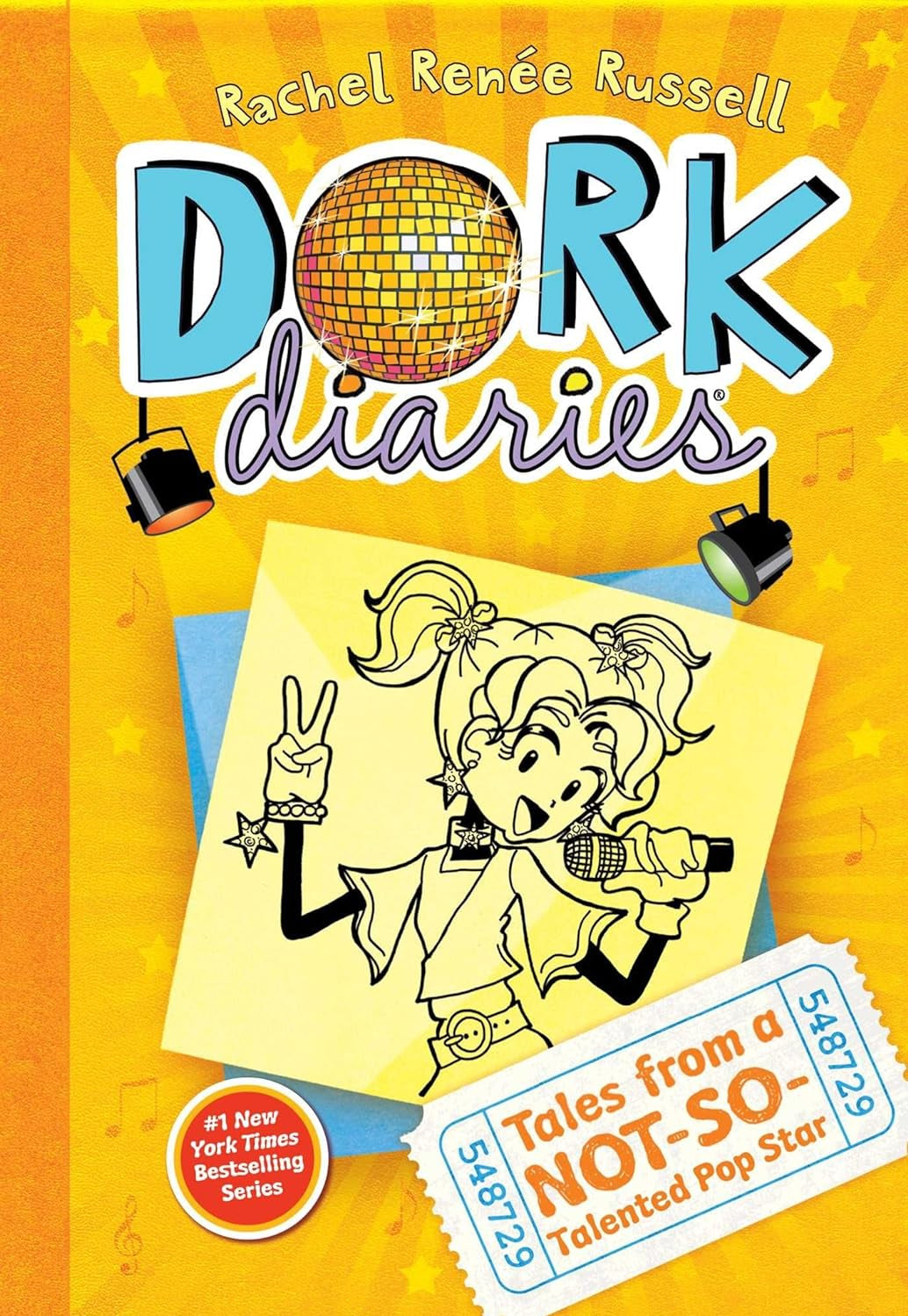 Dork Diaries 3: Tales from a Not-So-Talented Pop Star - by Rachel Renee Russell (Hardcover)