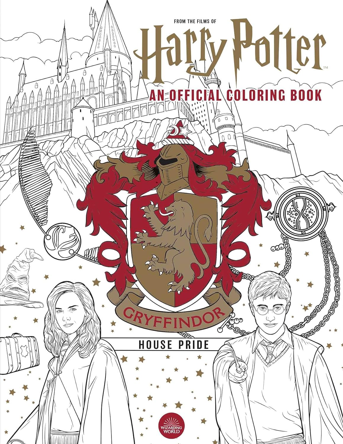 Harry Potter: Gryffindor House Pride: The Official Coloring Book